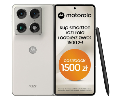 Smartfon MOTOROLA razr fold 5G 16/512 Lily White 165Hz